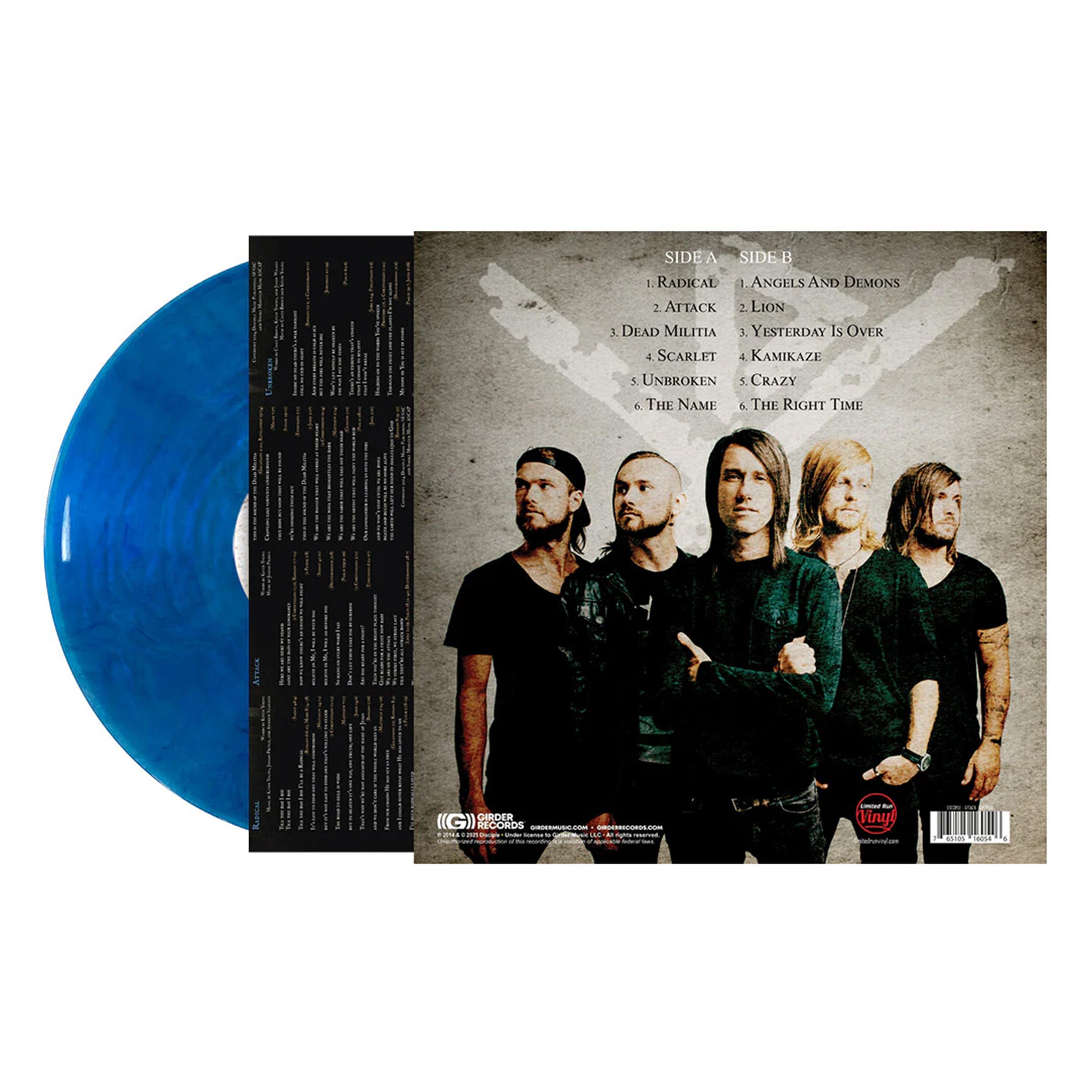 Vinyl - Attack (Metallic Blue) *LIMITED EDITION*