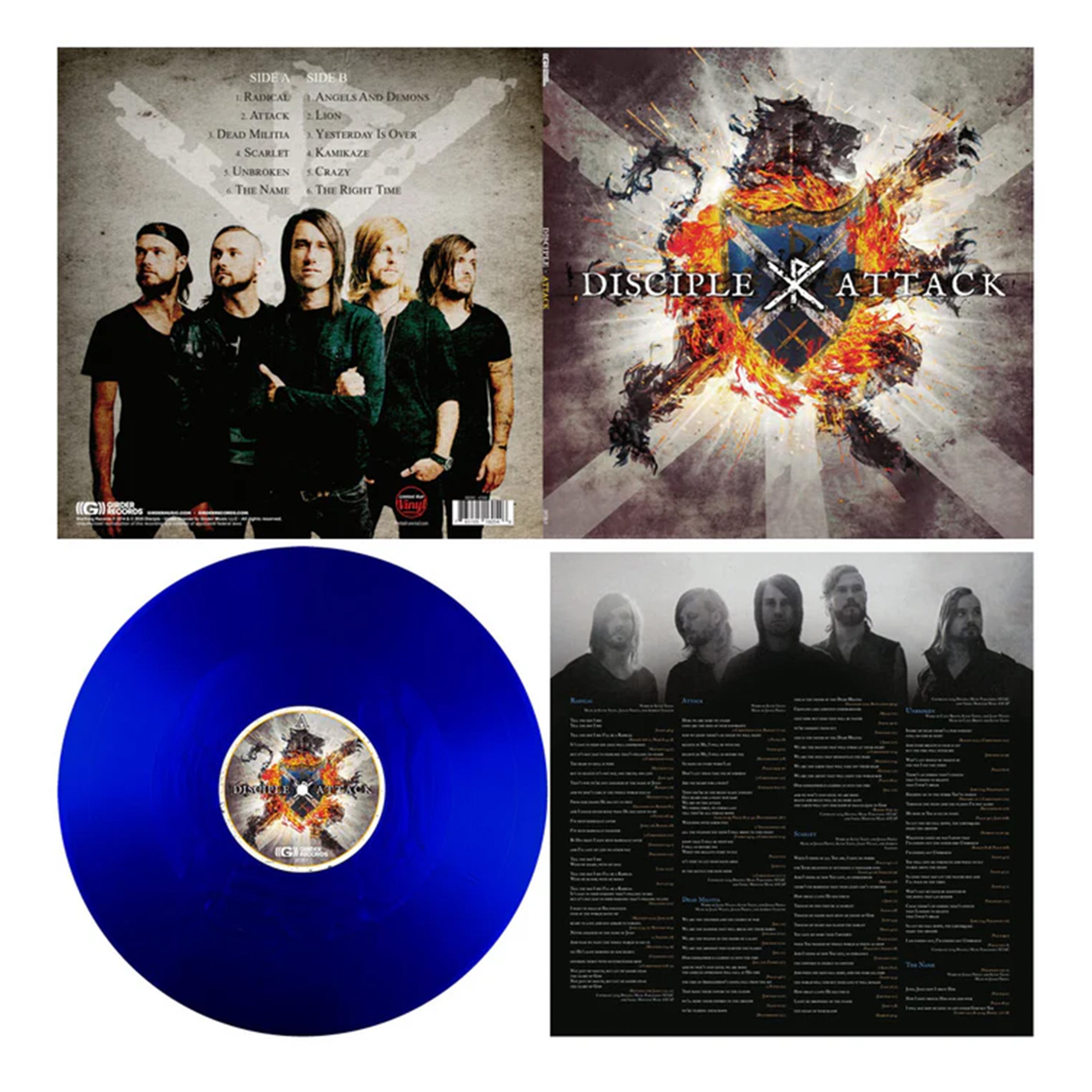 Vinyl - Attack (Metallic Blue) *LIMITED EDITION*