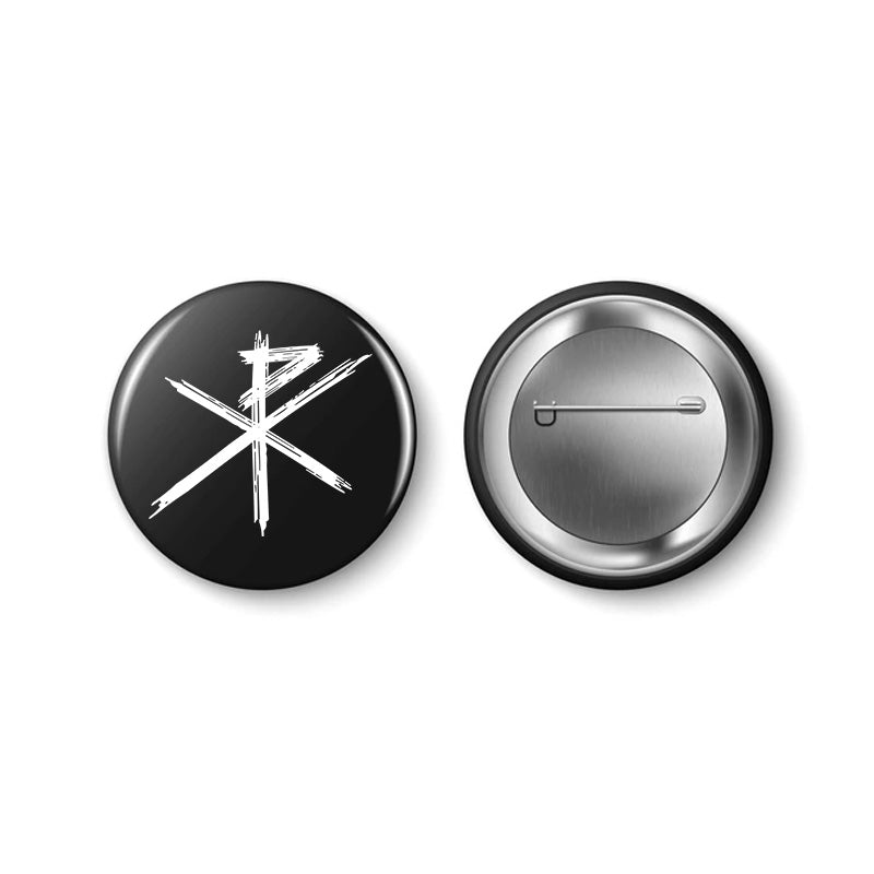 Chi Rho Push Pin Button