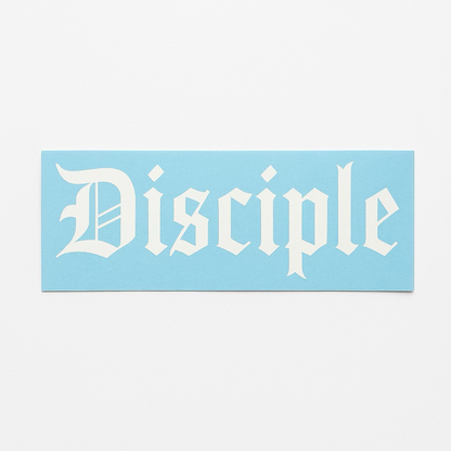 "Disciple" Transfer Sticker